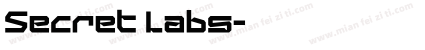 Secret Labs字体转换